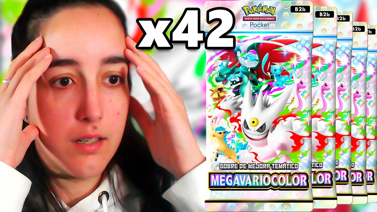 🌈 Abro +40 Sobres de MEGAVARIOCOLOR 🌈 &iquest;COMPLETO LA COLECCI&Oacute;N? | Pokemon TCG Pocket