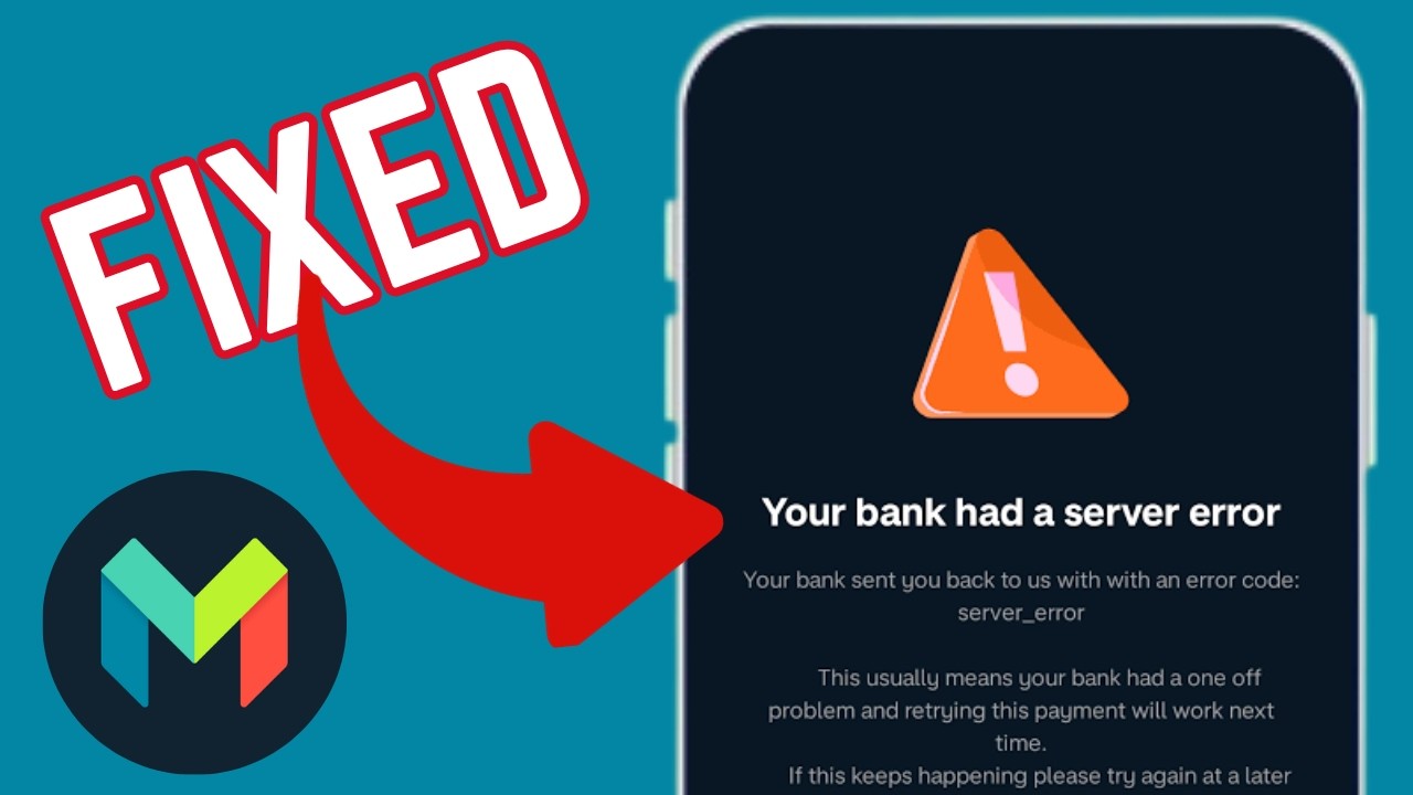 How To Fix Your Bank Had A Server Error On Monzo App