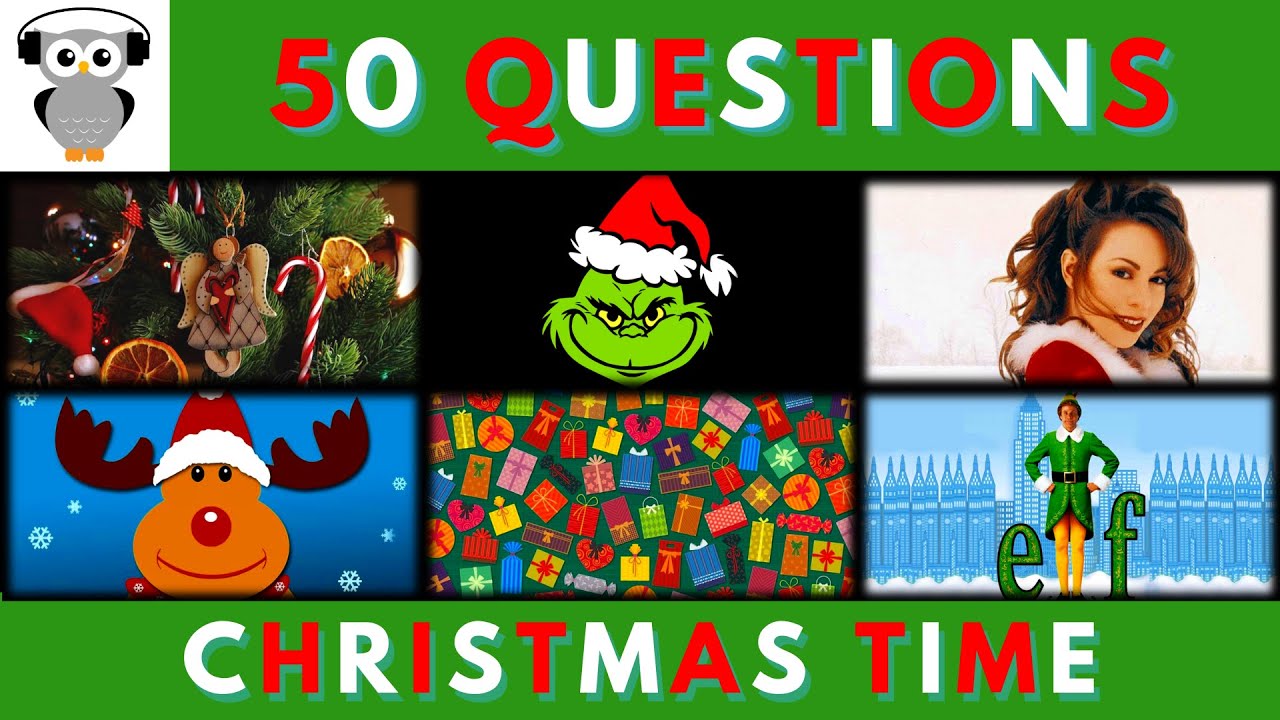 Christmas Quiz | 50 Questions | Holiday Festive Trivia | Xmas Pub Quiz