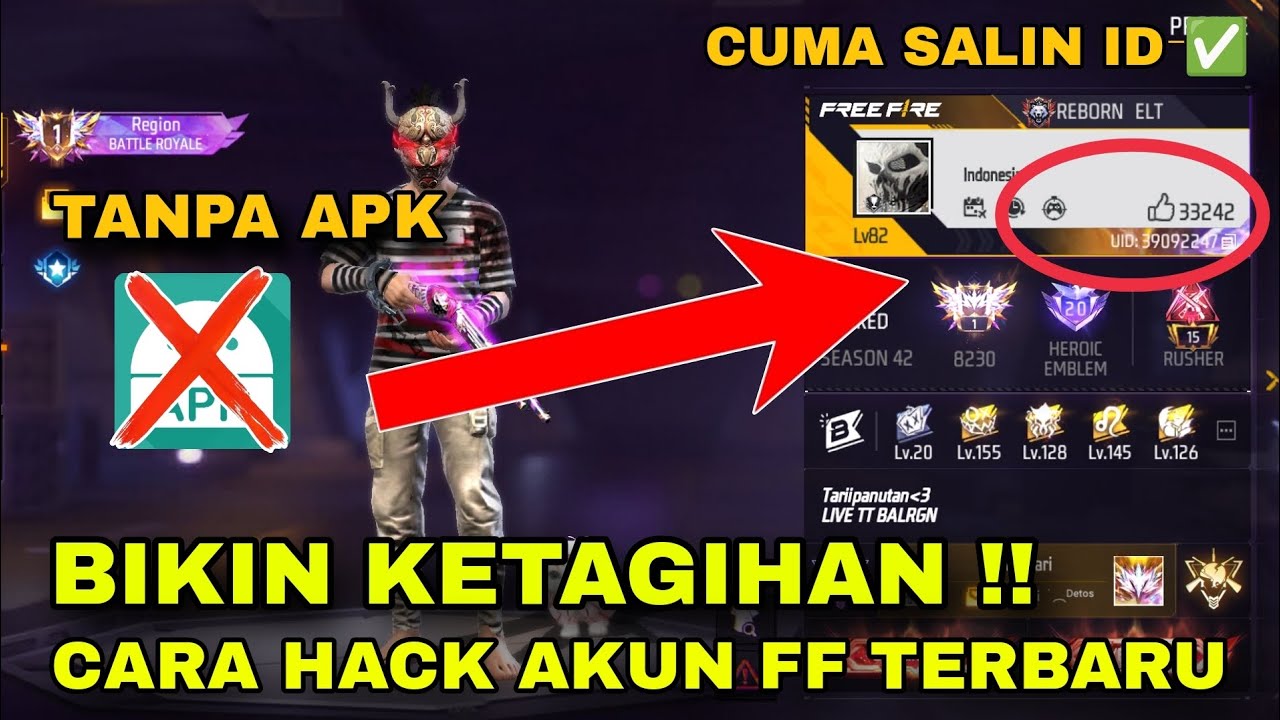 BIKIN KETAGIHAN!! CARA HACK AKUN FREE FIRE TERBARU 2024 - CARA MENGEMBALIKAN AKUN FF YANG HILANG