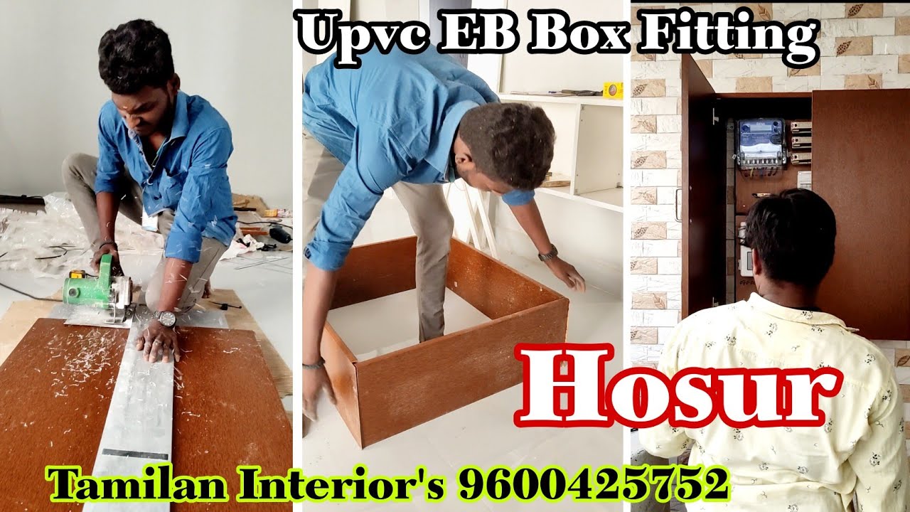 Upvc cupboard making in #tamilaninteriors  EB Box design 9600425752