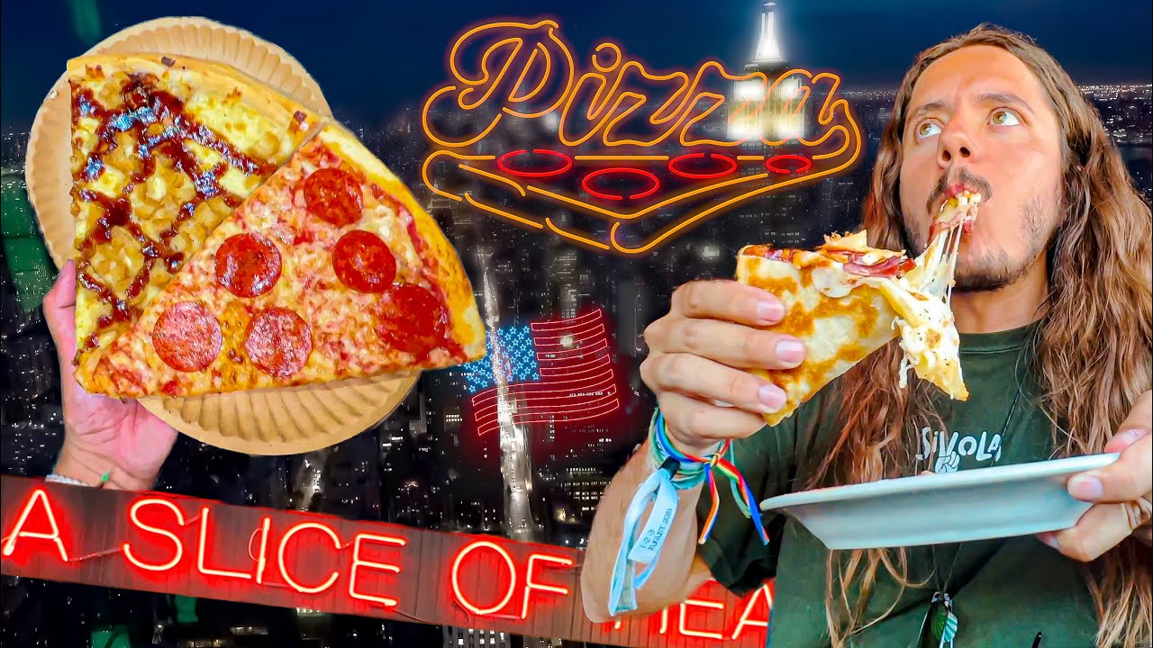 ovunque vado mangio PIZZA 🍕 food tour americano