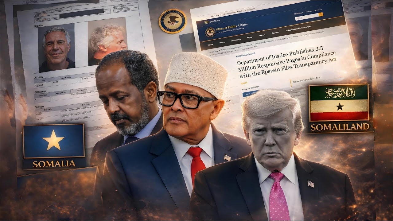 Xogta Qarsoon : Faylasha Epstein, Aqoonsiga Somaliland & Fadeexad Ku Habsatay Somalia