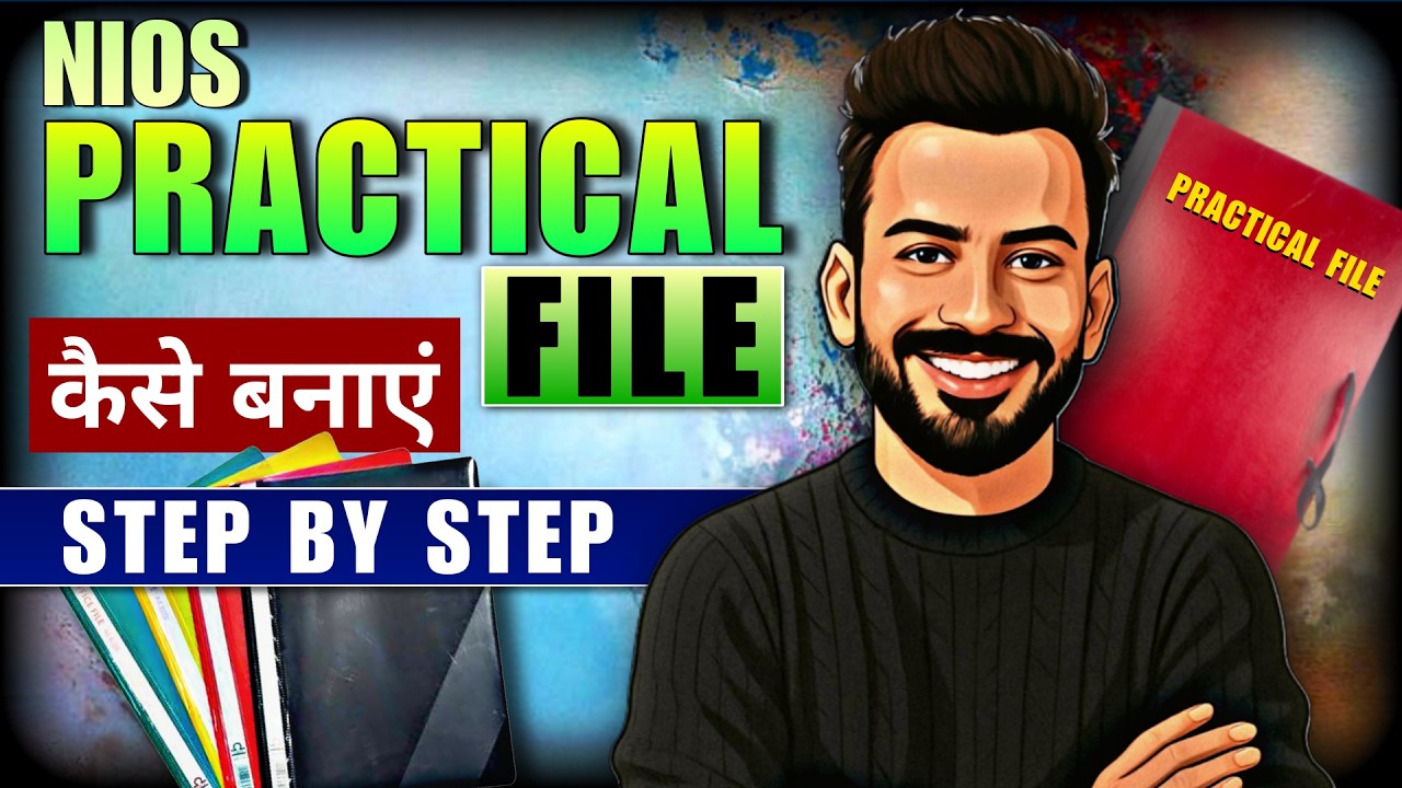 NIOS How to make Practical File | Step by Step Live Demo | Viva Questions| Study with Arihant |