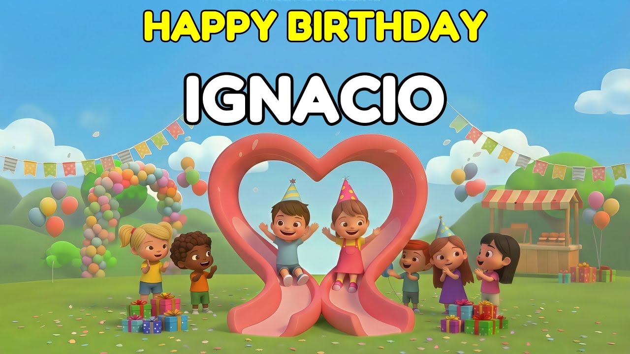 IGNACIO Happy Birthday Song - Personalized 3D Birthday Song 👑 | The Hall of Names