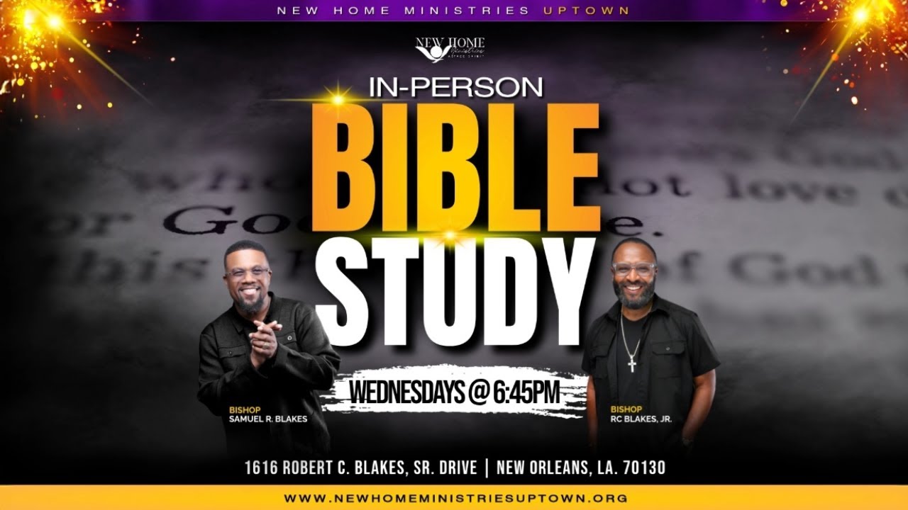 6:45pm Wednesday Bible Study | Bishop Samuel R. Blakes