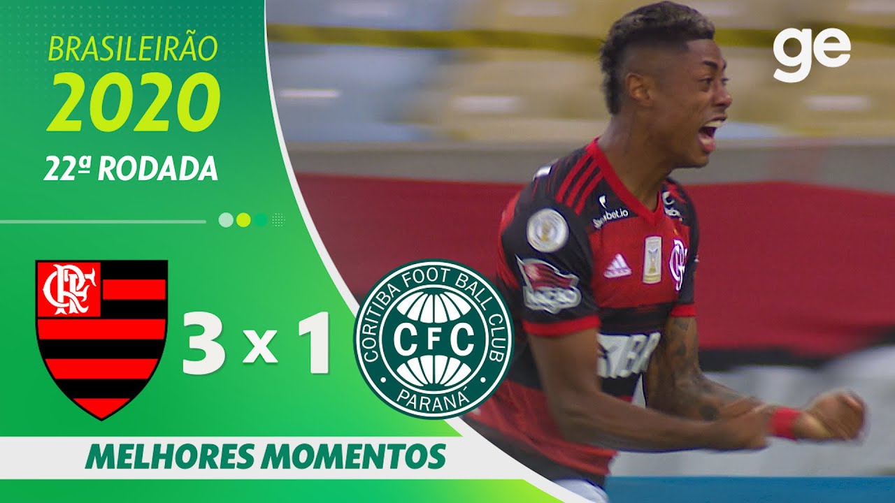 FLAMENGO 3 X 1 CORITIBA| MELHORES MOMENTOS | 22ª RODADA BRASILEIRÃO 2020 | ge.globo