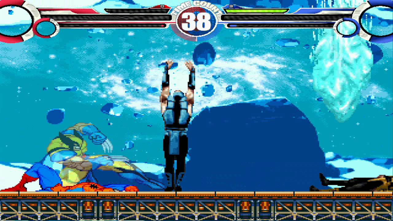Spiderman & Wolverine vs Scorpion & Sub-Zero MUGEN Battle!!!