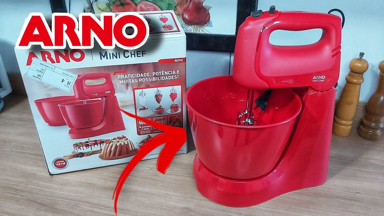 LANÇAMENTO!! NOVA BATEDEIRA ARNO MINI CHEF 400W
