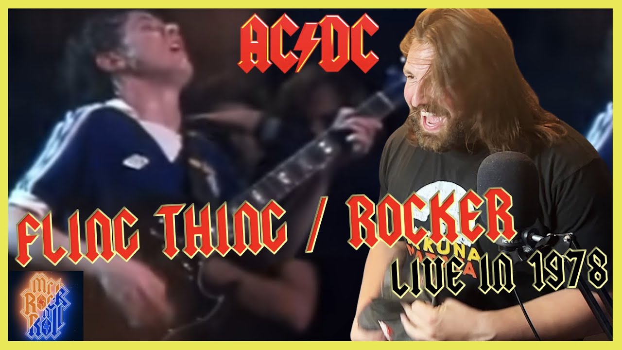 70s Rocking Hard!! | AC/DC - Fling Thing/Rocker (Filmed April 30, 1978) | REACTION