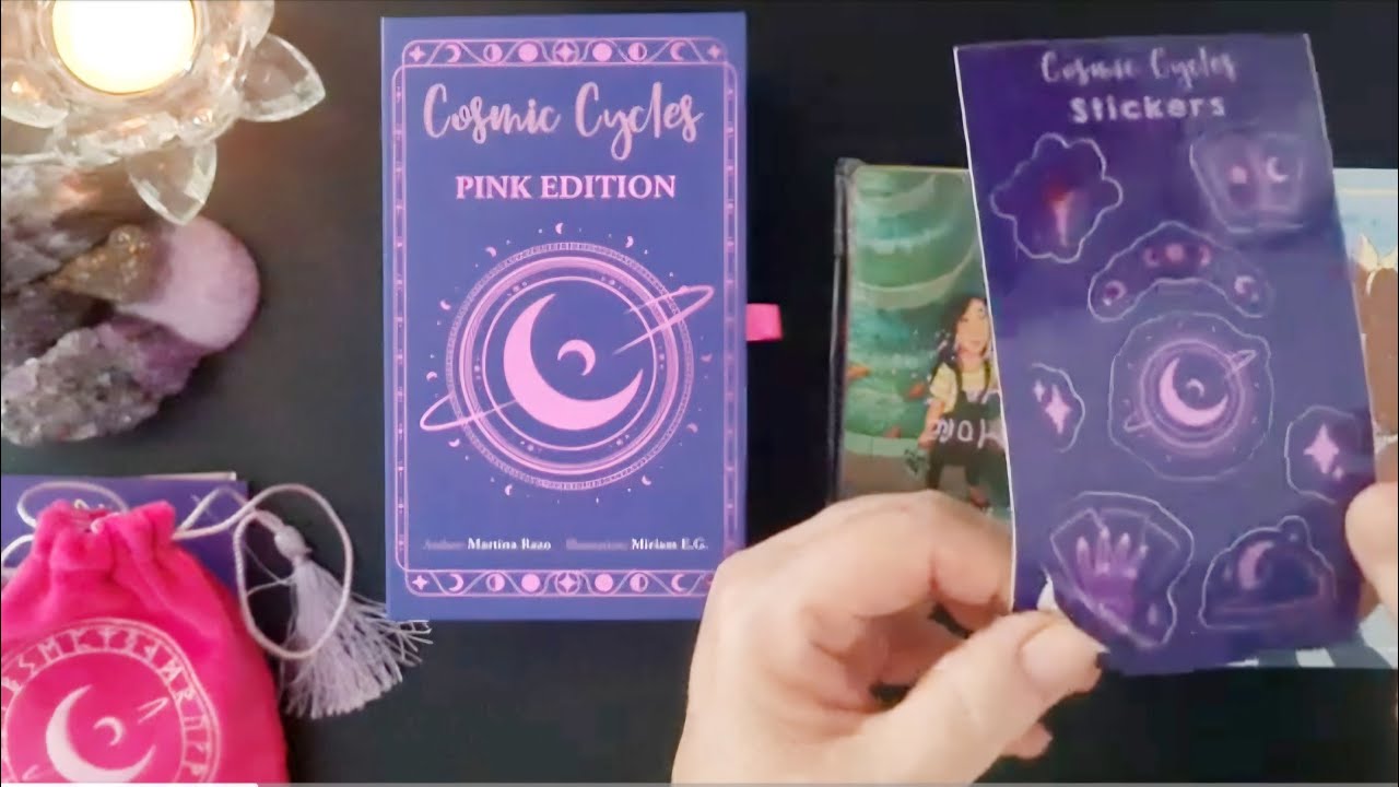 Cosmic Cycles Pink Edition review and walk through #tarot #review #cosmiccycles #cosmiccyclespink