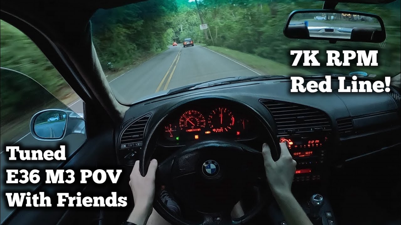 Tuned E36 M3 POV With BMW Friends