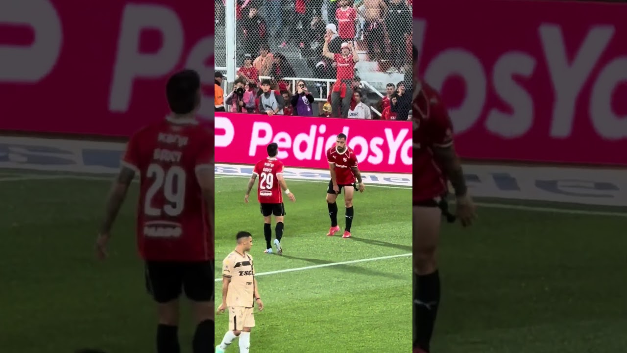 GOOOOL DE GABRIEL &Aacute;VALOS ⚽️💪🔥 #futbol #independiente #futbolargentino #avellaneda #lda #todorojo