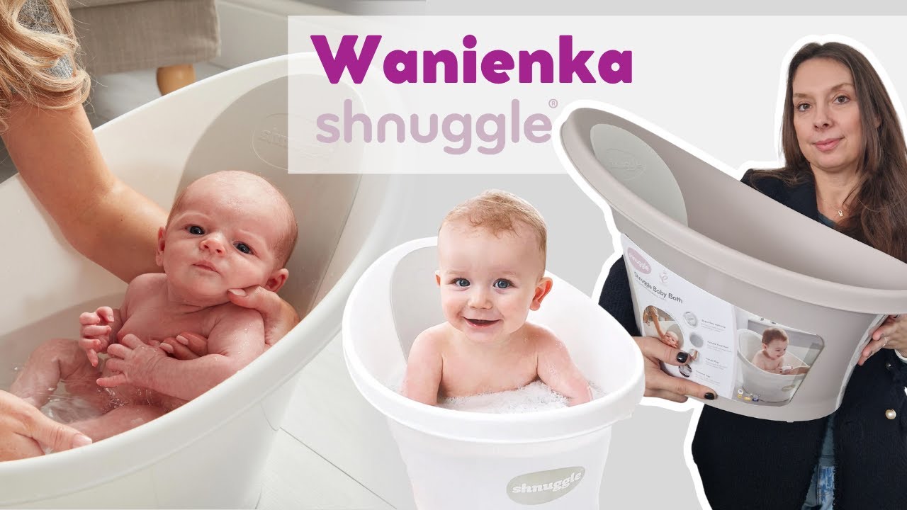 Wygodna i bezpieczna kąpiel maluszka z wanienką Shnuggle | Tublu.pl