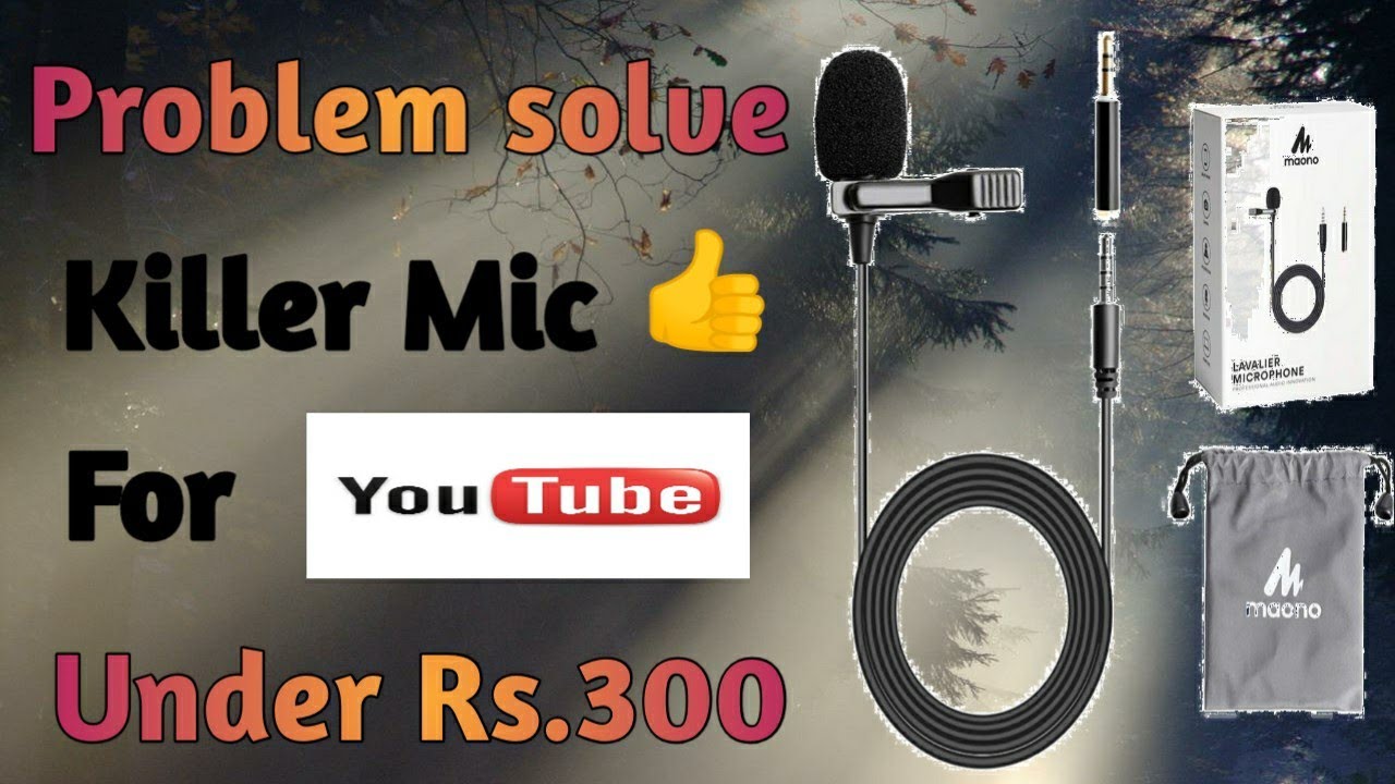 Best budget mic for YouTube under 300 | Maono AU-400🔥