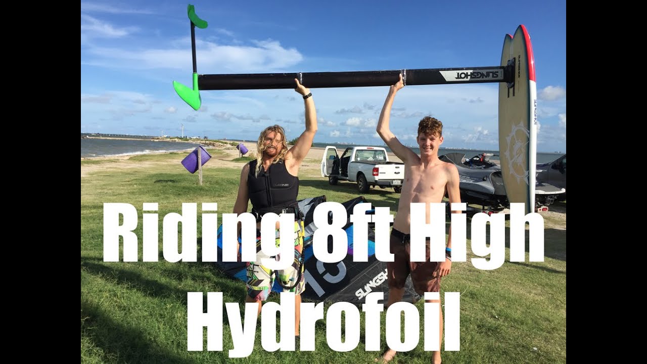 Riding Massive 8ft Hydrofoil