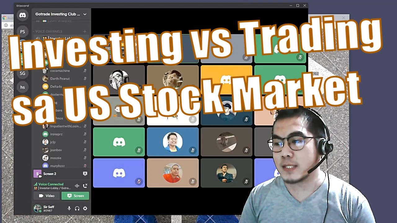 US Stocks Investing vs Trading (tagalog)