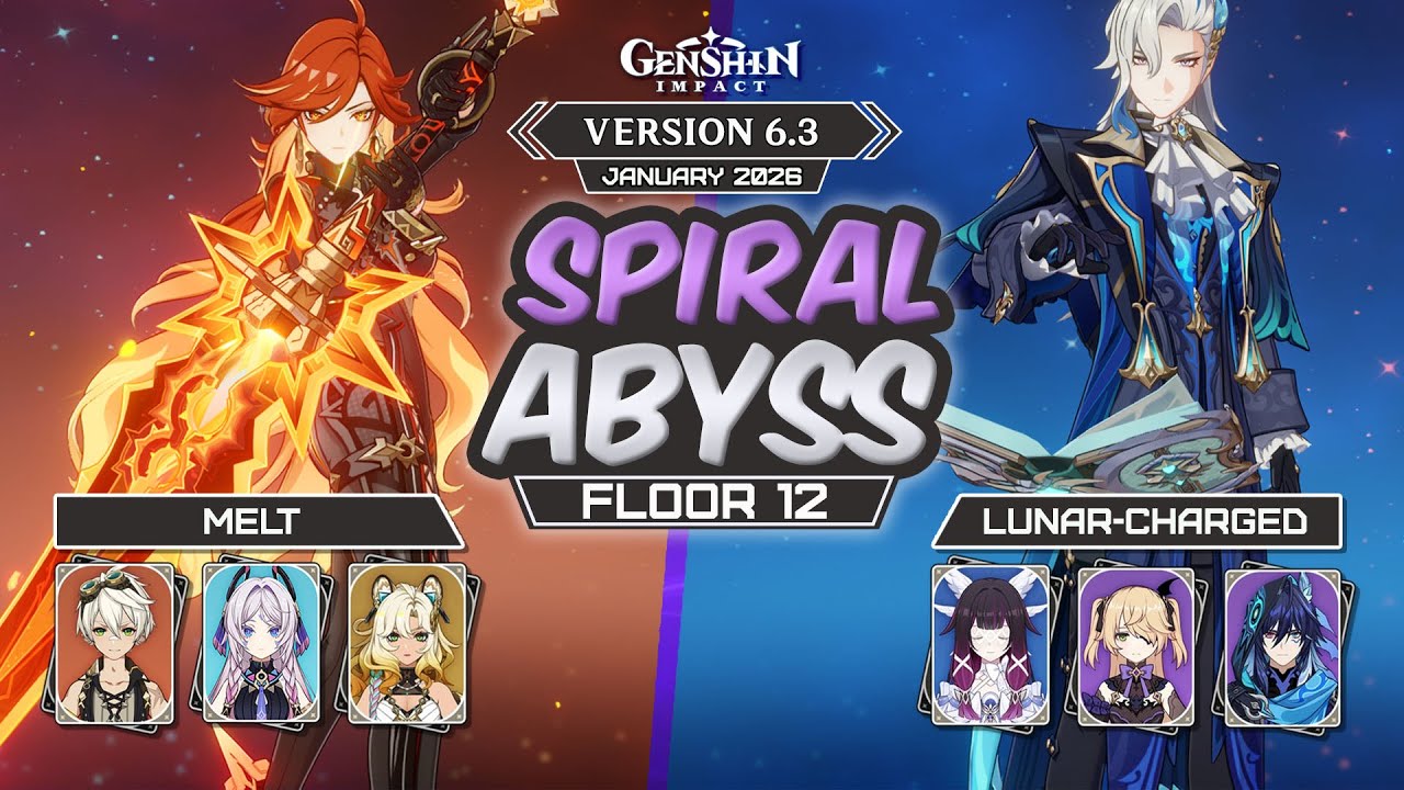 V6.3 Spiral Abyss - Floor 12 Run ft. C0 Mavuika & C0 Neuvillette