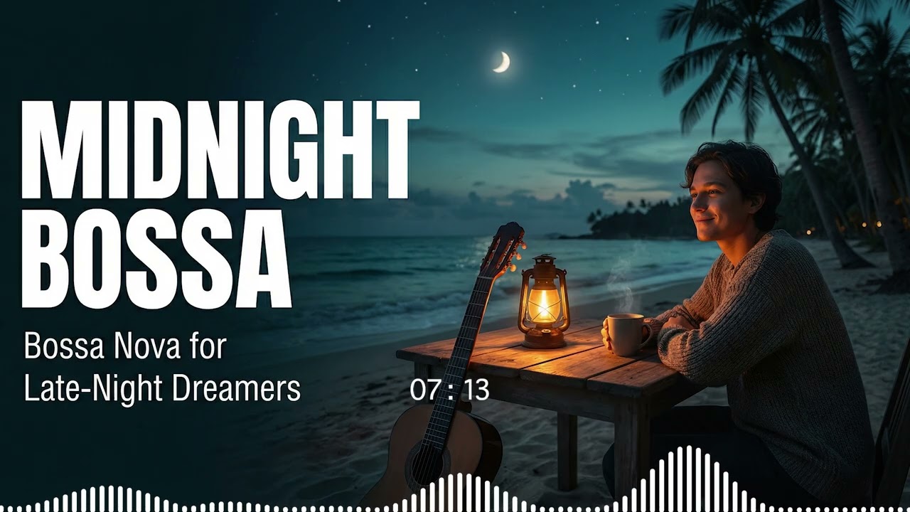 Midnight Bossa – Moonlit Bossa Nova Café Music for Late-Night Focus & Relaxing