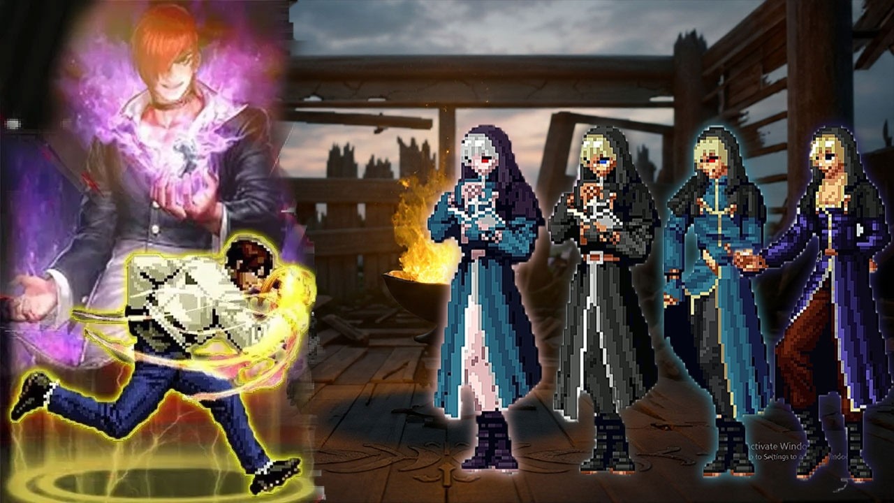 [Mugen KOF] Kyo 666 Vs Goeniko Angelique Team
