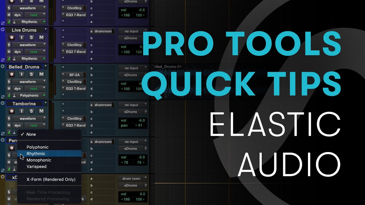 Советы по использованию Pro Tools: Elastic Audio
