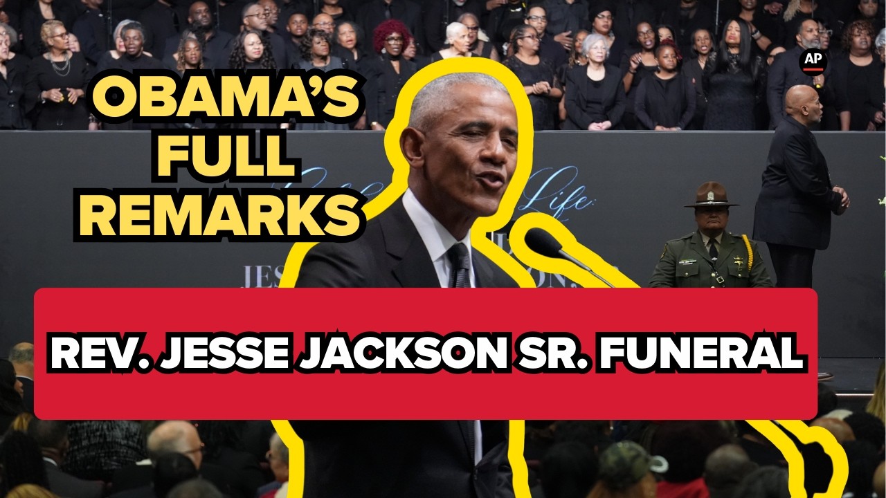 Watch Barack Obama’s remarks from Rev  Jesse Jackson service at House of Hope