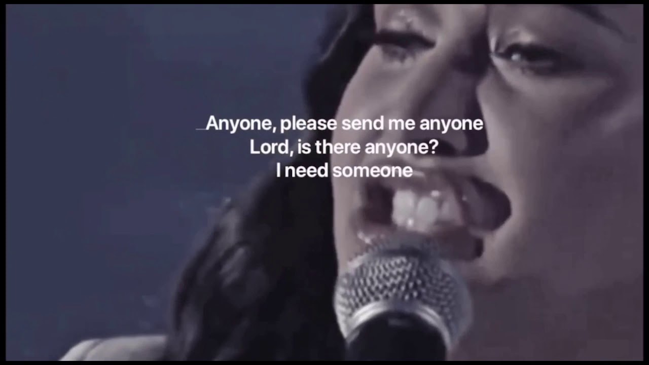 Anyone - Live MALE version Demi Lovato lyrics
