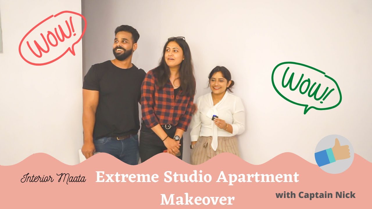 Studio Apartment Makeover for Captain Nick 🤩🥳 ( **With expression ** ) || Interior Maata