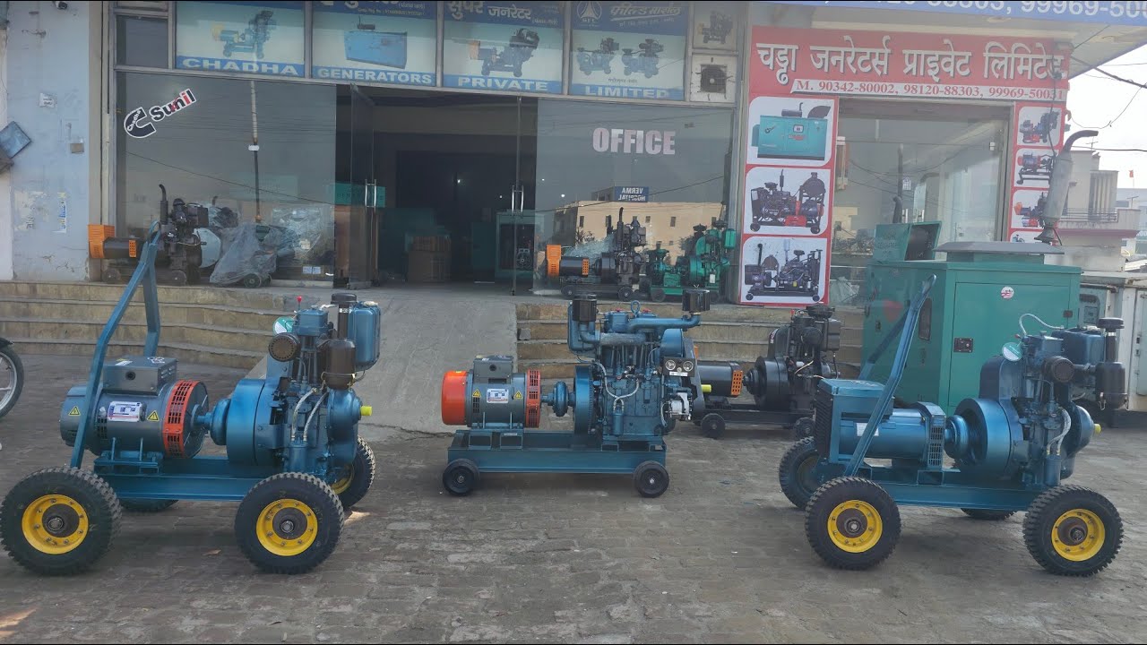 10kva 15kva Generator Kirloskar Engine Kirloskar Alternatour | Chadha Generators | Open Generator 