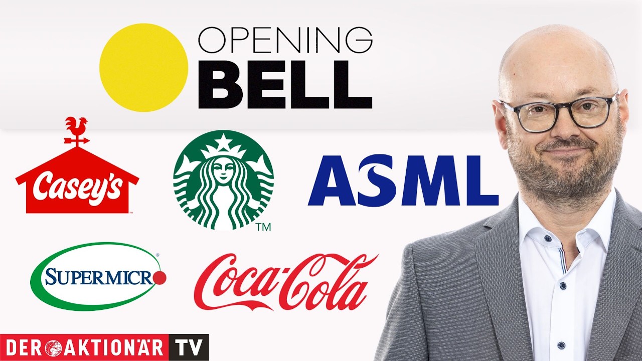 В день открытия торгов: &Ouml;l WTI, Micron, ASML, Coca-Cola, Super Micro, Starbucks, Casey's General ...