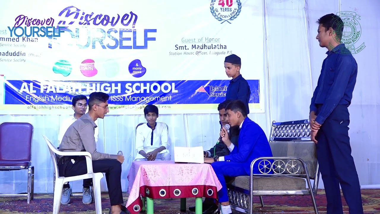Funny Interview || Annual Day || Discover yourself || Al Falah High School