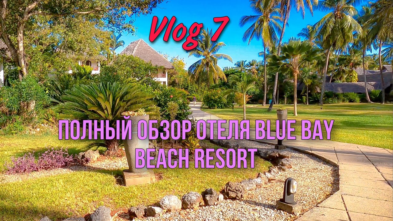 Vlog 7 Zanzibar 2021 // Полный обзор отеля Blue bay beach resort & Spa