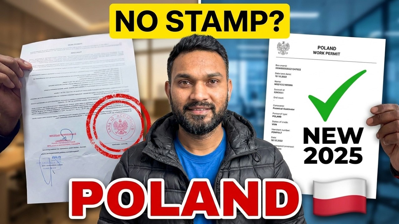 Poland🇵🇱 Work Permit without stamp, how to verify? #polandworkpermit #newrules #polandvlog #europe