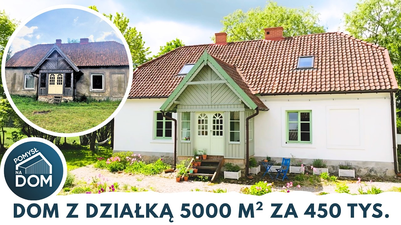 P&oacute;ł hektara siedliska i remont domu za 450 tysięcy. Dziś mieszkają bez sąsiad&oacute;w - Pomysł na Dom #146