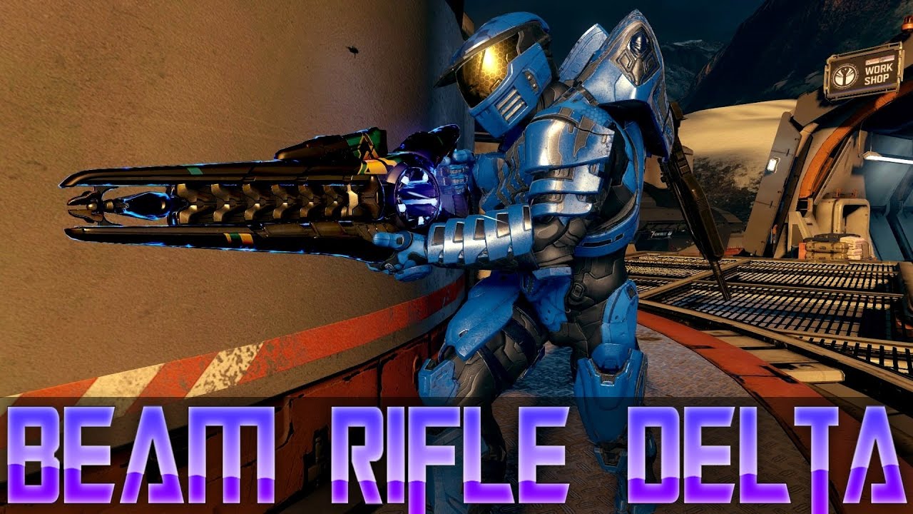 Halo 2 Beam Rifle Delta | Legendary Weapon Showcase | Halo 5: Guardians