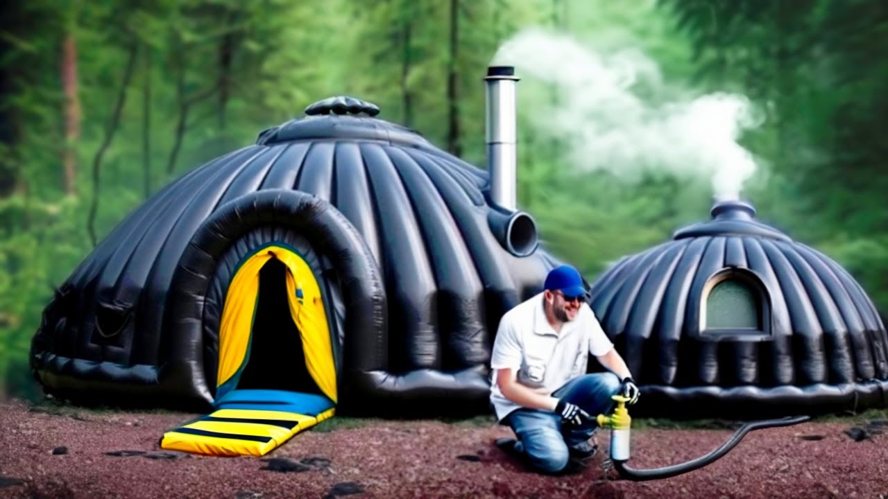 Incredible Mobile Homes that Require Only Air to Build