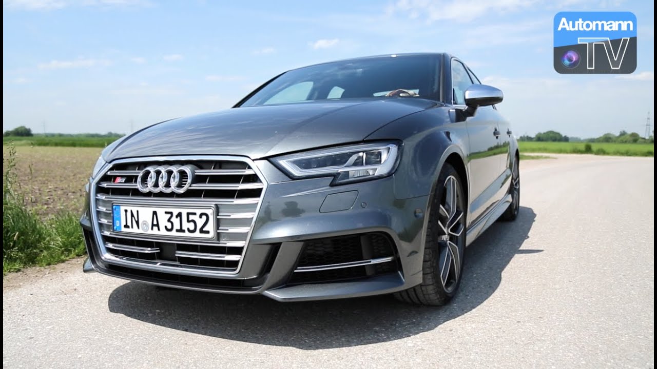 2017 Audi S3 Facelift (310hp) - DRIVE & SOUND (60FPS)