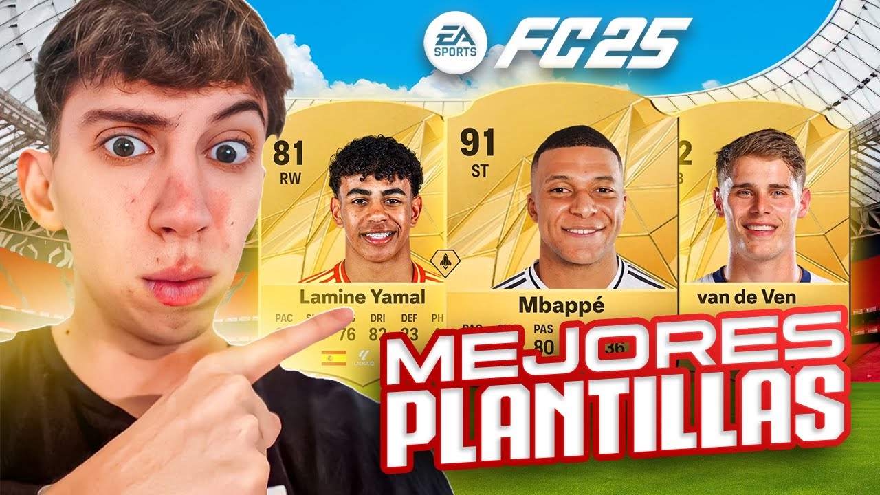 Las MEJORES PLANTILLAS para EMPEZAR en EA FC 25 | Ikii Martin