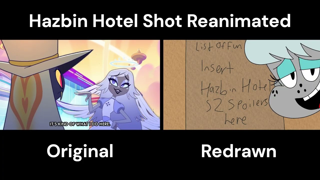 HAZBIN HOTEL S2 SNEAK PEEK REANIMATED + COMPARISON