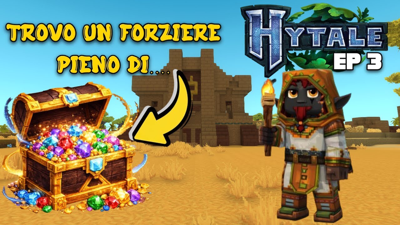 HYTALE & CHILL ep: 3 Sono diventato ricco Esplorando il deserto