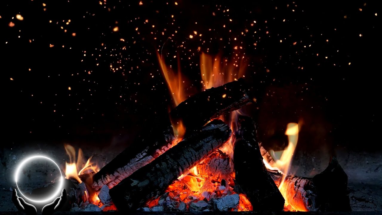 Relaxing Music & Bonfire | Stress Relief, Sleep, Meditation, Relaxation #157