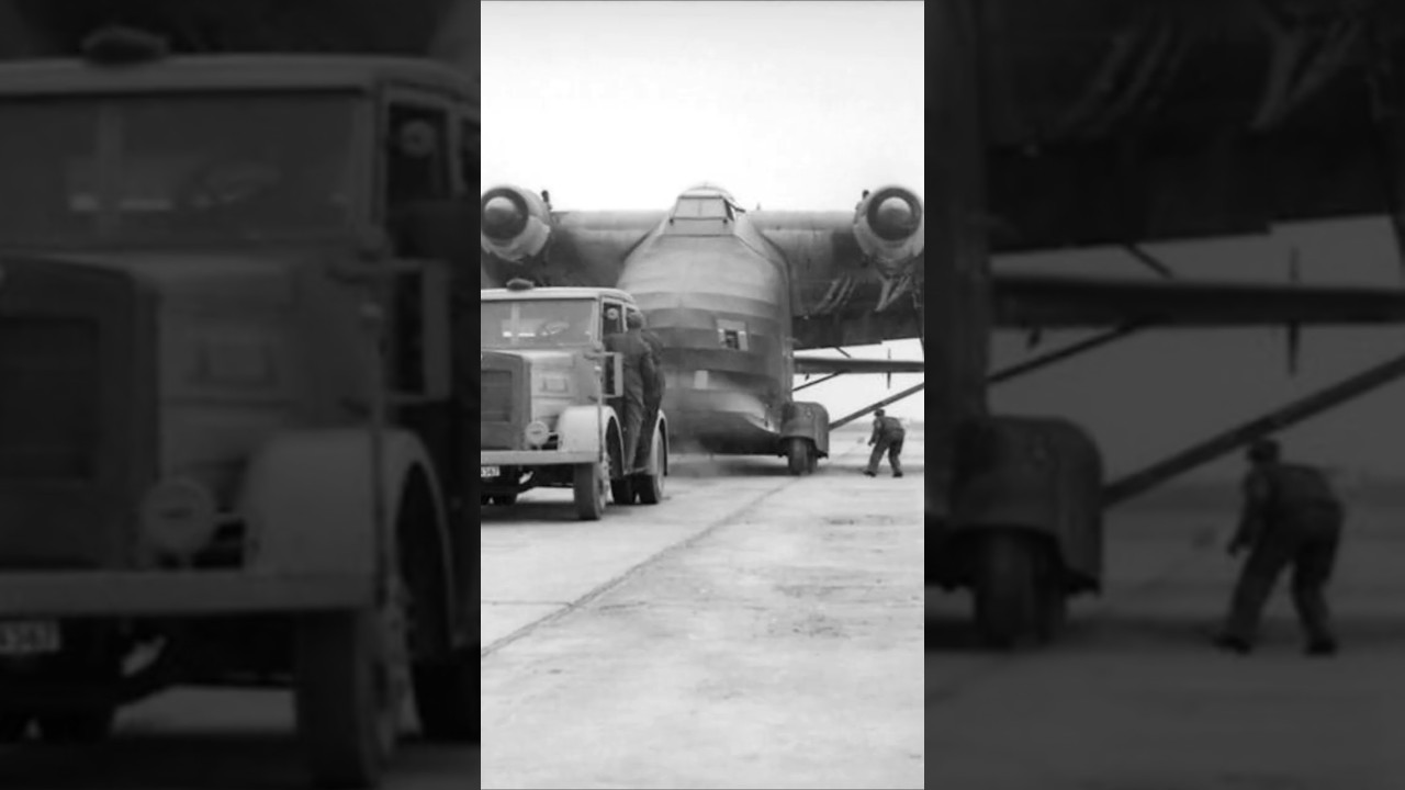 Największy samolot transportowy III Rzeszy! Kr&oacute;tka historia Me 323 Gigant! #shorts