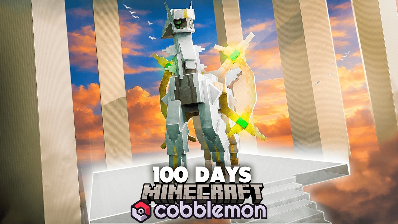 I Spent 100 Days in Pok&eacute;mon Minecraft (Cobblemon)