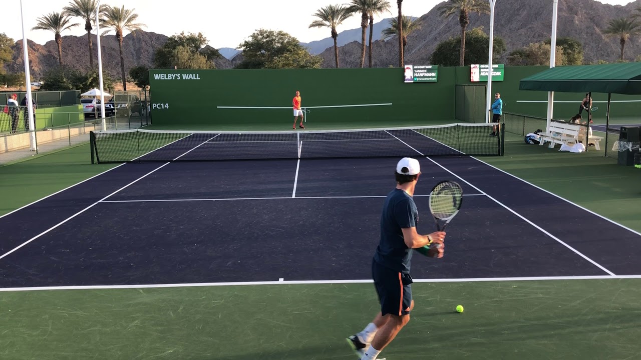 Indian Wells 2018: Mischa Zverev Practice