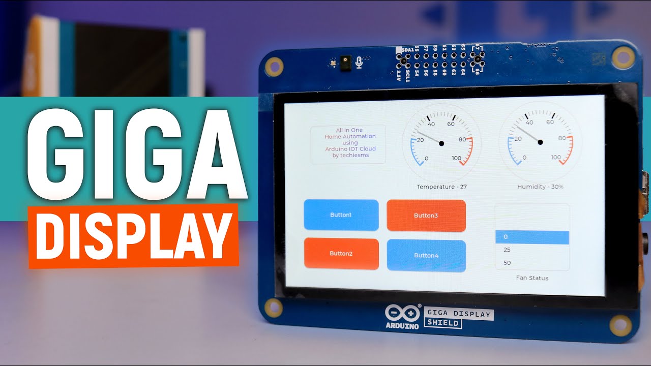 My Home Automation Dashboard on Arduino GIGA Display
