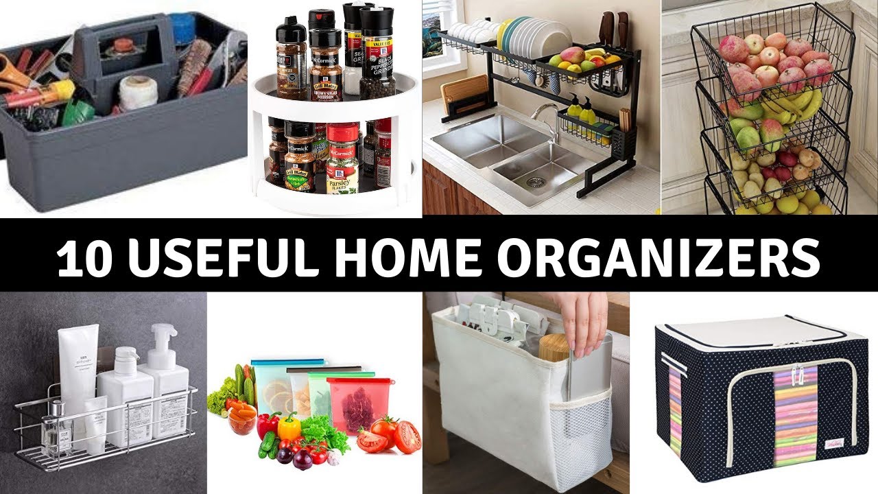 10 Useful home organizers-  Space saving kitchen Organizer- Latest Unique Amazon Organizers