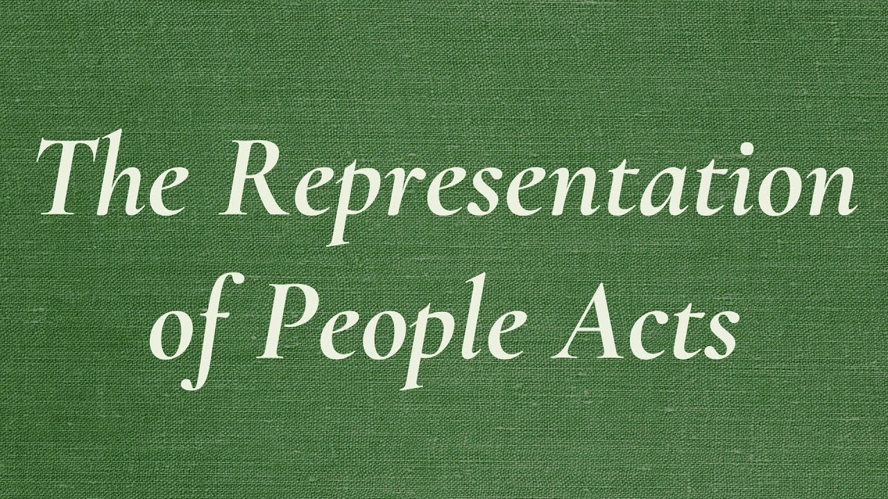 The Representation of People Acts