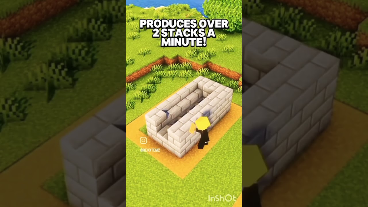 🔥&ldquo;How to Build an Auto Stone Generator (No Redstone Needed!)&rdquo;