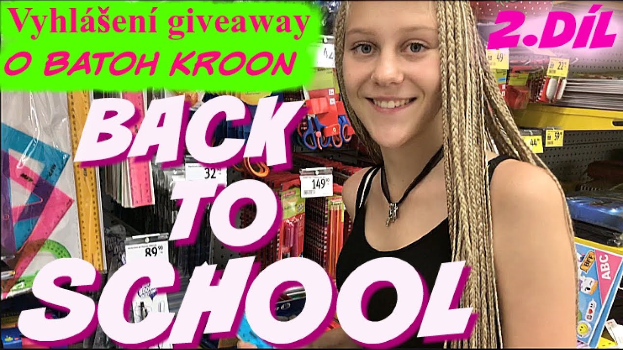 Back to school - 2.část a vyhlášení giveaway o batoh Kroon