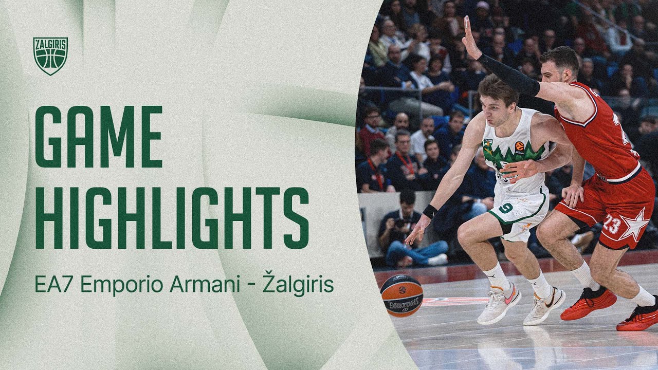 EA7 Emporio Armani - Žalgiris | Game Highlights | 2026.01.22